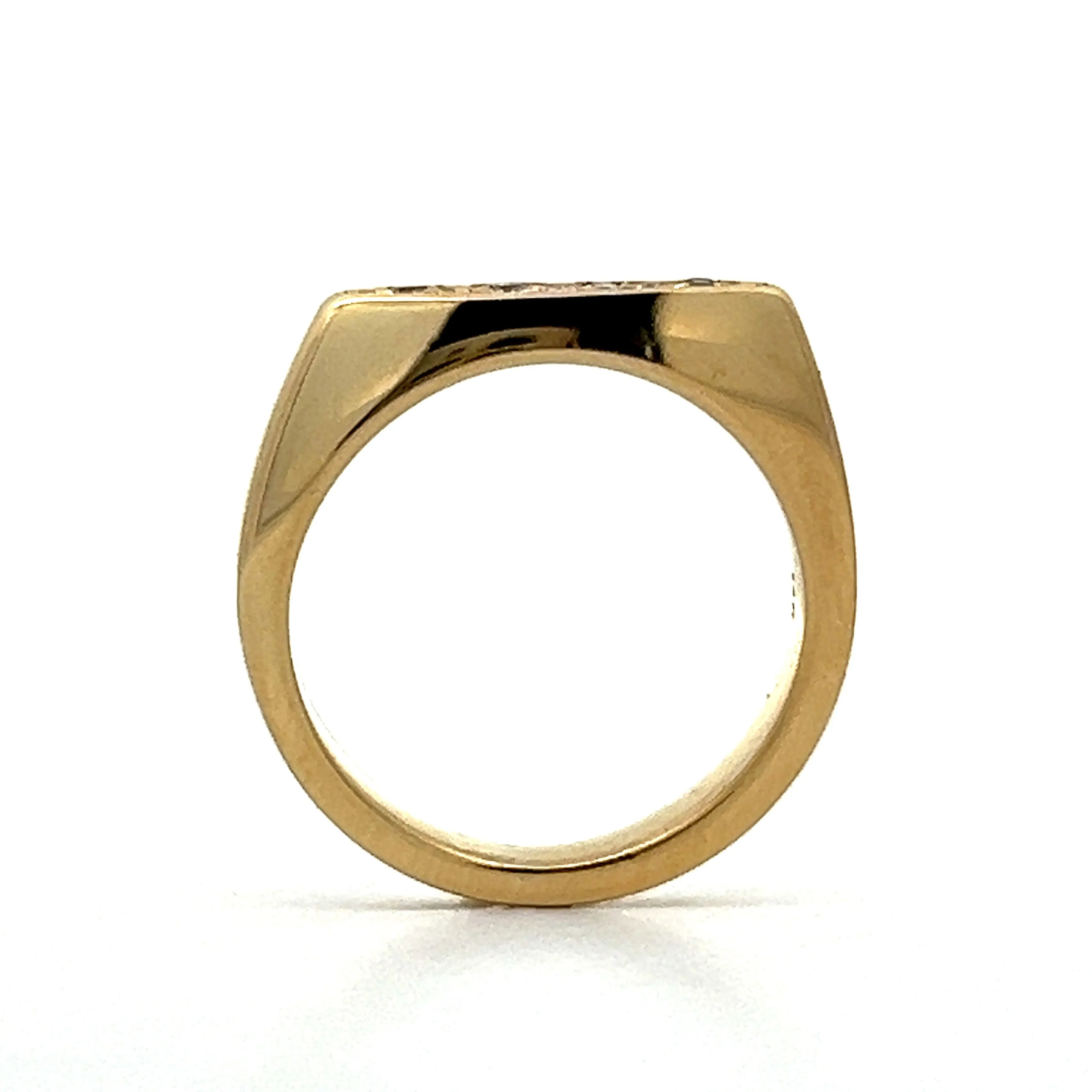 .06 Round Diamond Stacking Ring in 14k Yellow Gold
