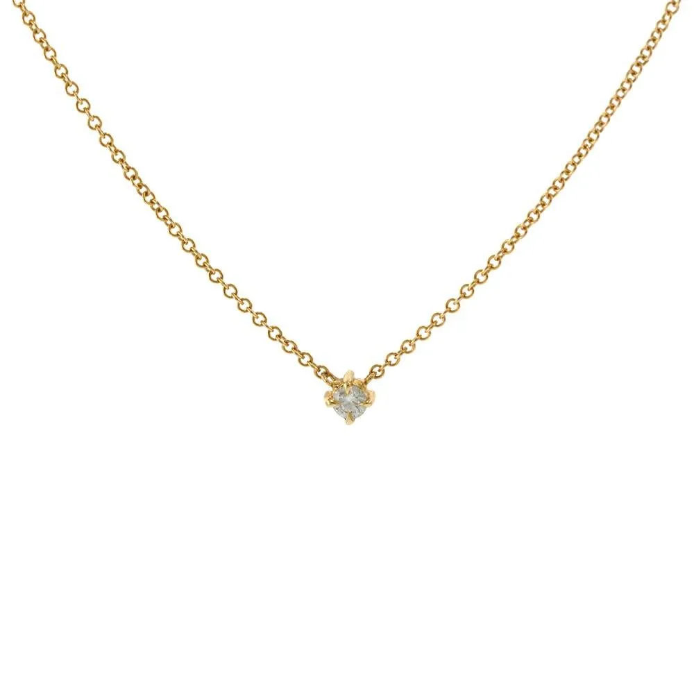 14KT Yellow Gold Diamond Necklace