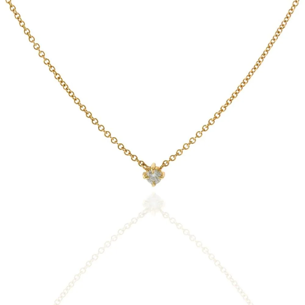 14KT Yellow Gold Diamond Necklace