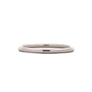 1.5mm Classic Half Round Wedding Band in Platinum