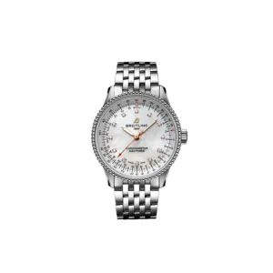 Breitling Navitimer Automatic 35, Stainless Steel, 35mm, White Mother-of-Pearl dial, Watch A17395211A1A1