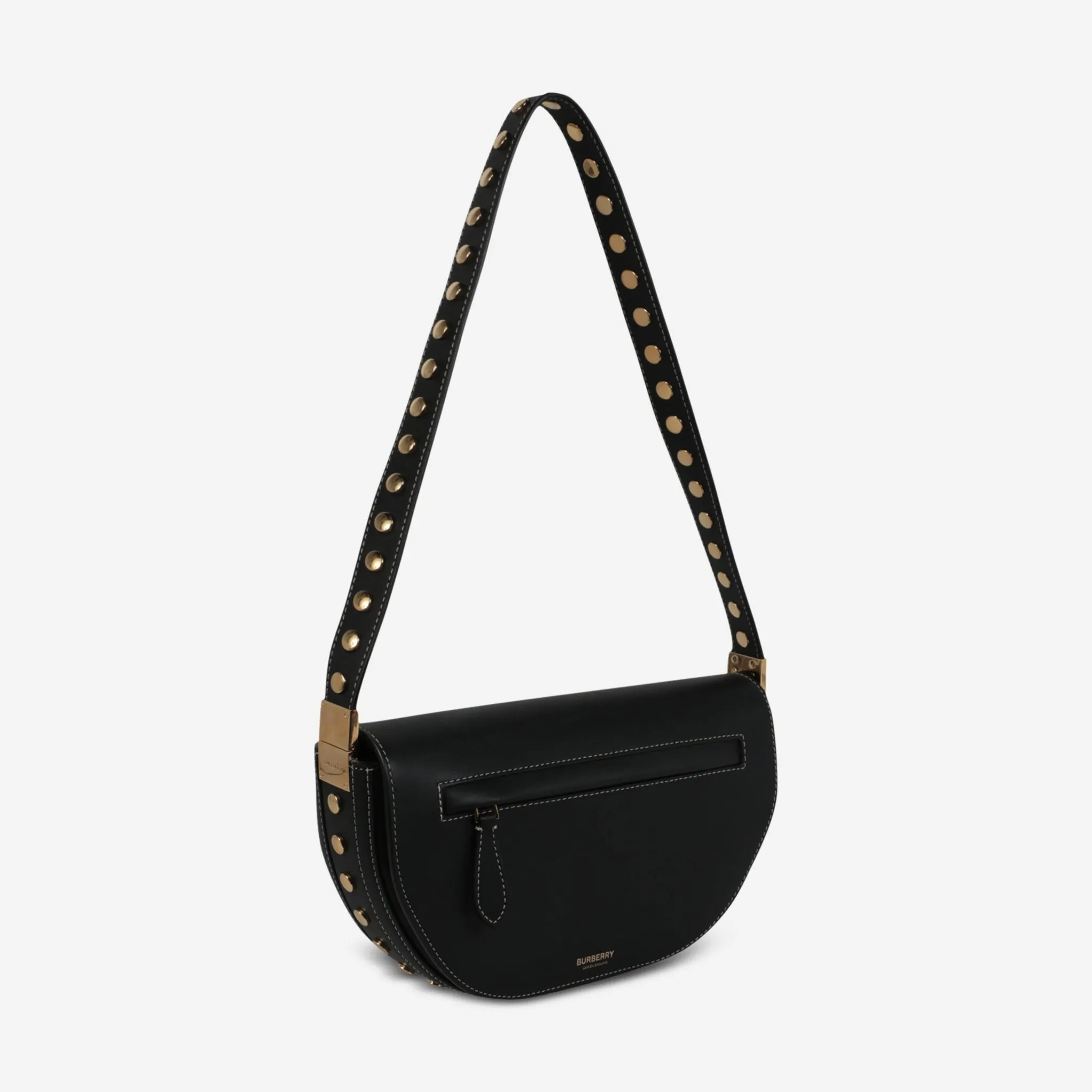 Burberry Black Leather Women's Shoulder Bag 8047013