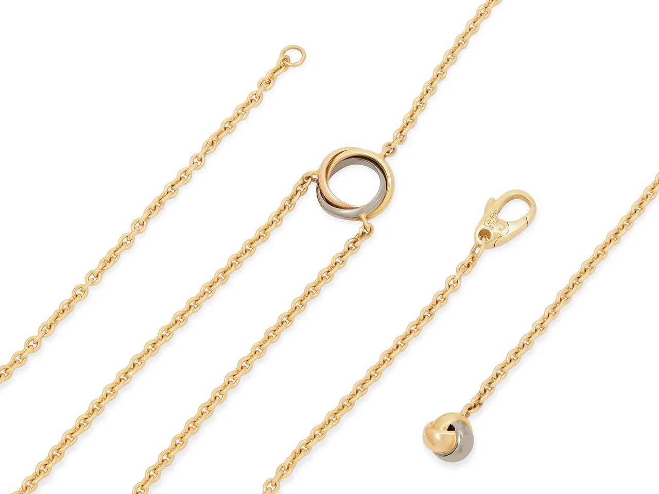 Cartier 'Trinity Pampilles' Necklace in 18K Gold