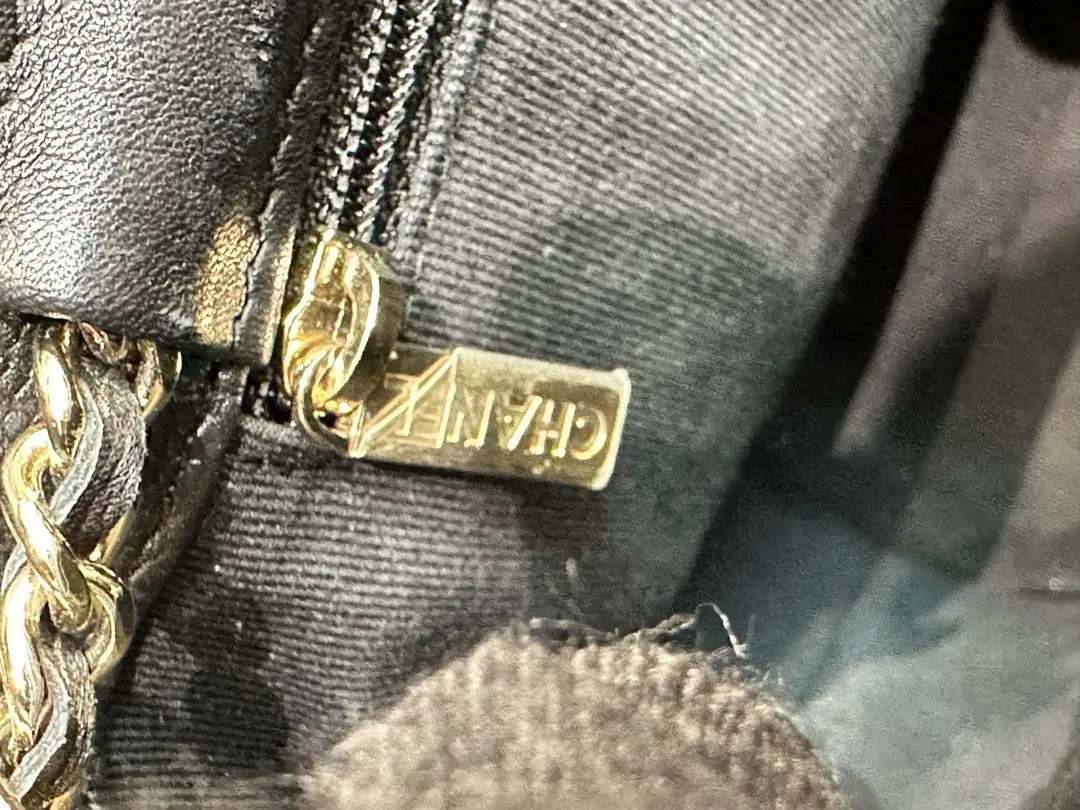 Chanel Caviar Quilted Pockets Backpack Black