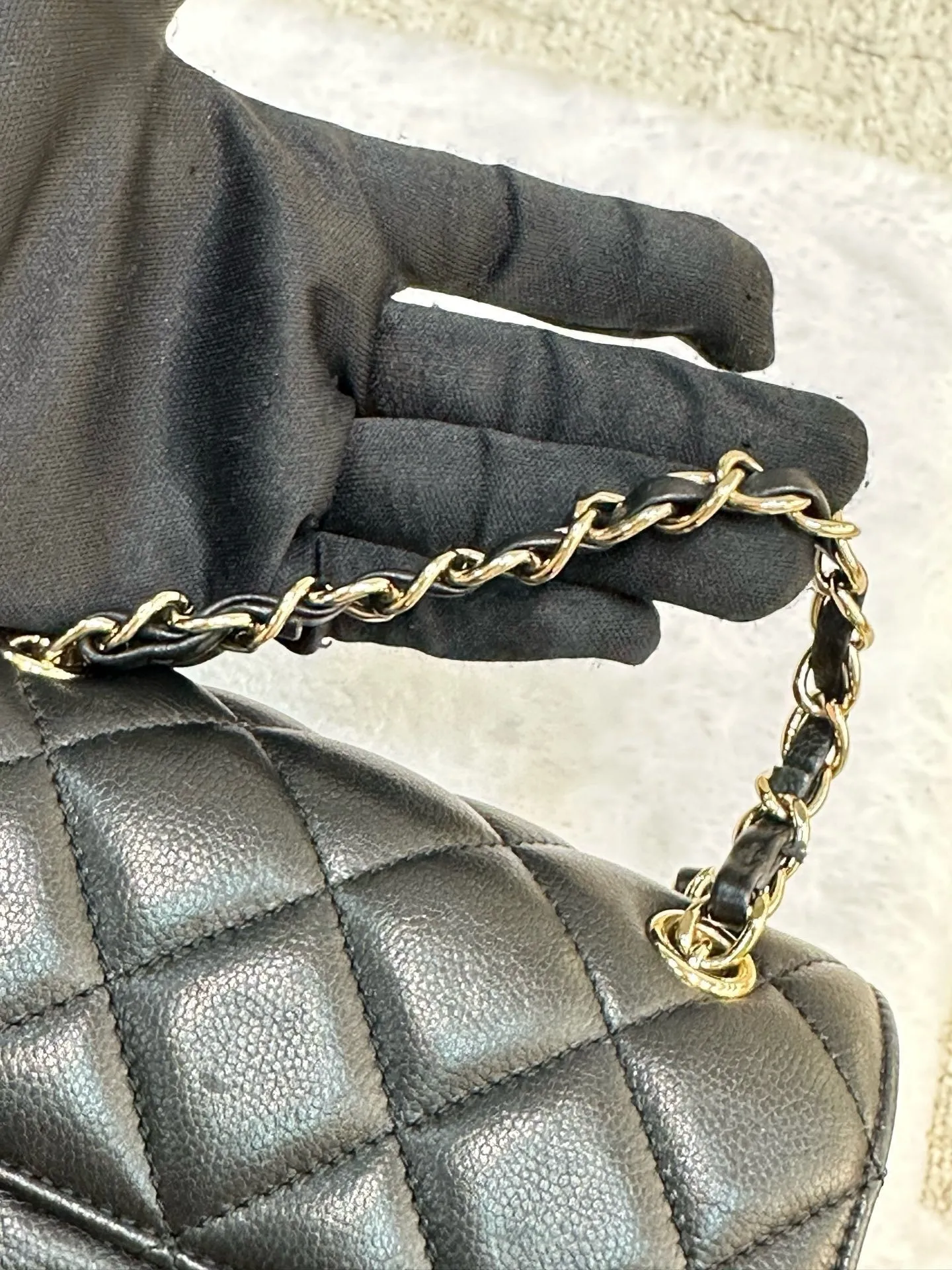 Chanel Caviar Quilted Pockets Backpack Black