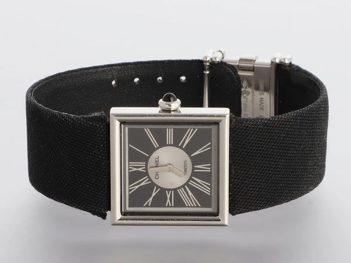Chanel Platinum Matelass Watch 19mm