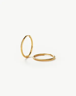 Classic Small Hoop Earrings | 18k Gold Plated