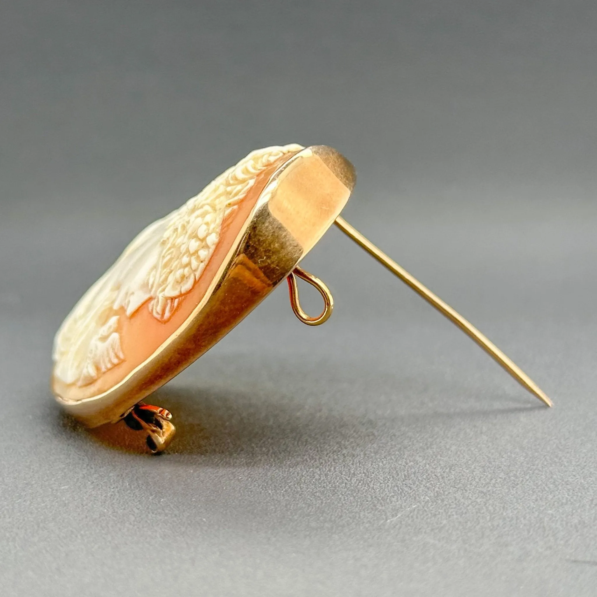 Estate 14K Y Gold Cameo Pin/Pendant