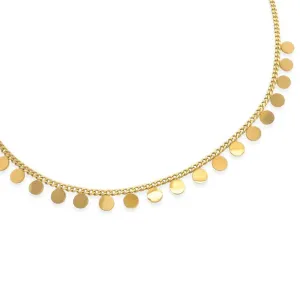 YGP Stainless 18 Circle Drop Necklace